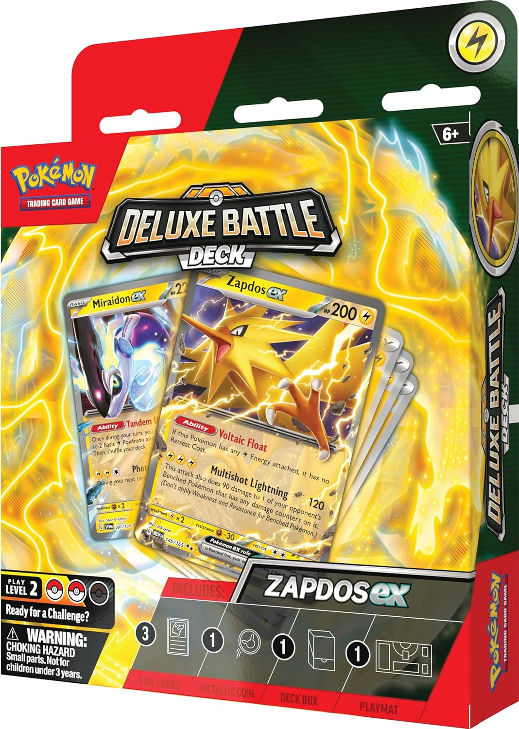 Pok&eacute;mon TCG: Zapdos Ex Deluxe Battle Deck (Ready-To-Play 60-Card Deck & Accessories) image number 2