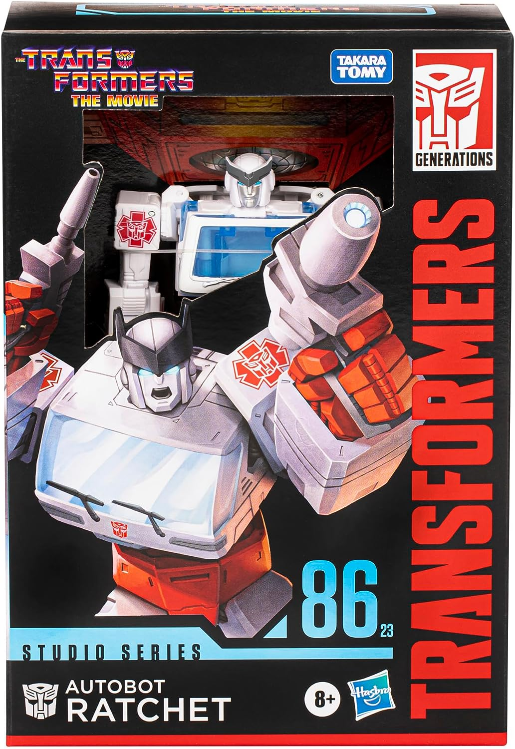 Transformers Toys Studio Series Voyager the Transformers: the Movie 86-23 Autobot Ratchet Toy, 6.5-Inch, Action Figure for Boys and Girls Ages 8 and Up image number 2