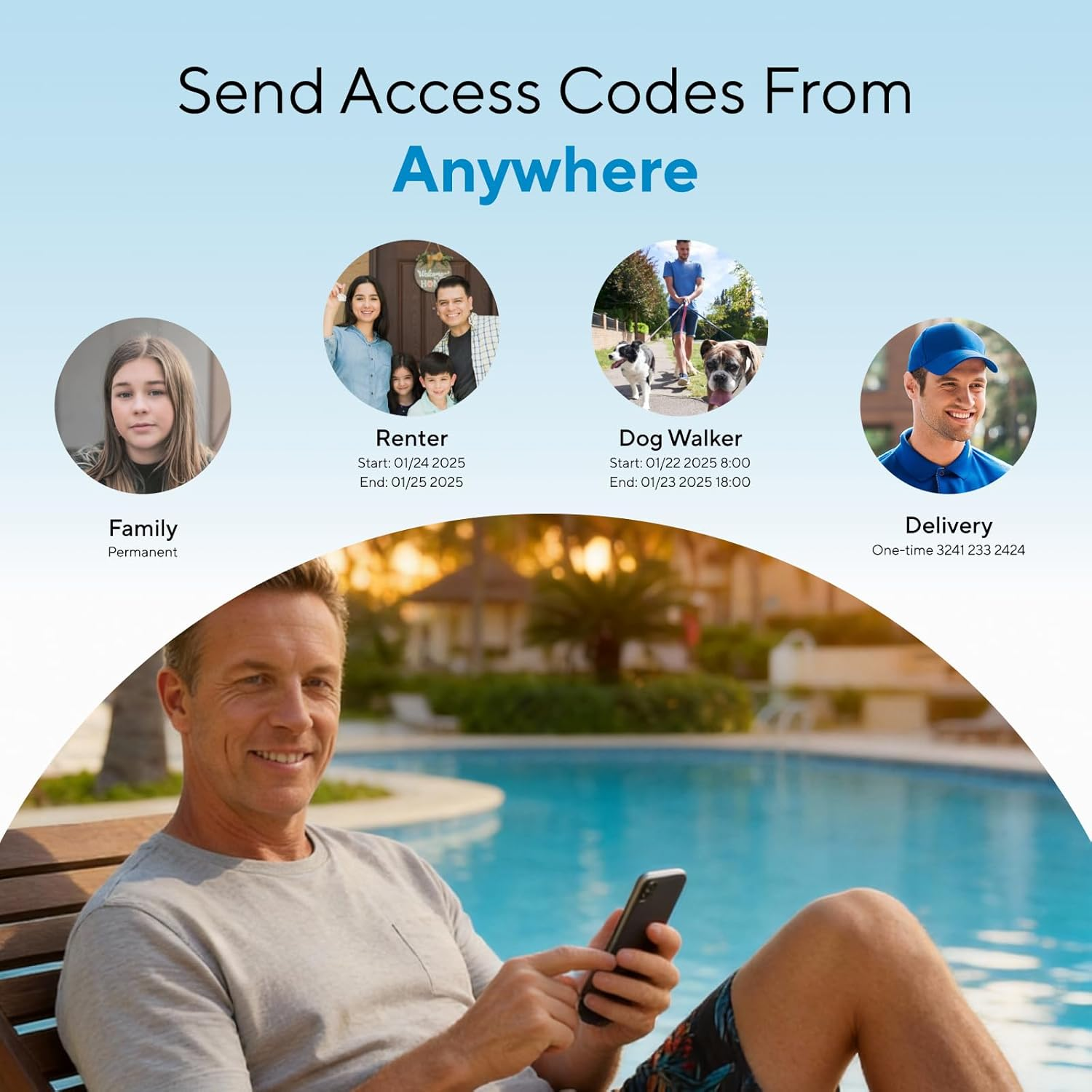 ULTRALOQ Bolt NFC Smart Lock with Apple Home Key, Wifi Keyless Entry Deadbolt Lock with Tap to Unlock, Keypad, App Remote Control, Works with Homekit, Siri, Alexa, Google, 10 Month Battery image number 4