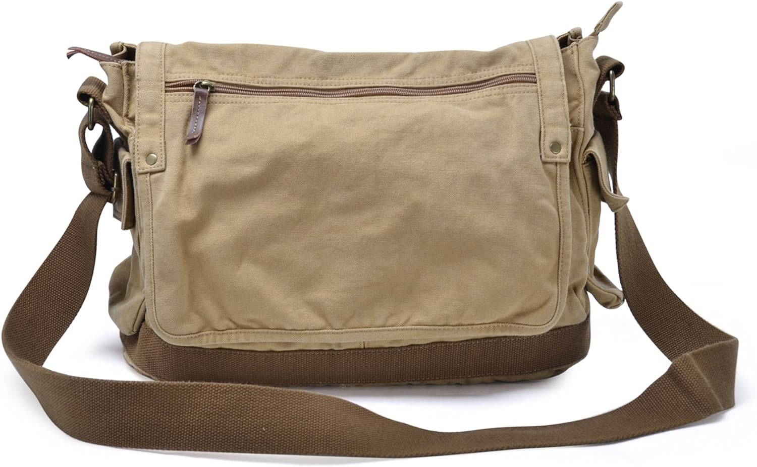 Gootium Canvas Messenger Bag - Vintage Cross Body Shoulder Satchel