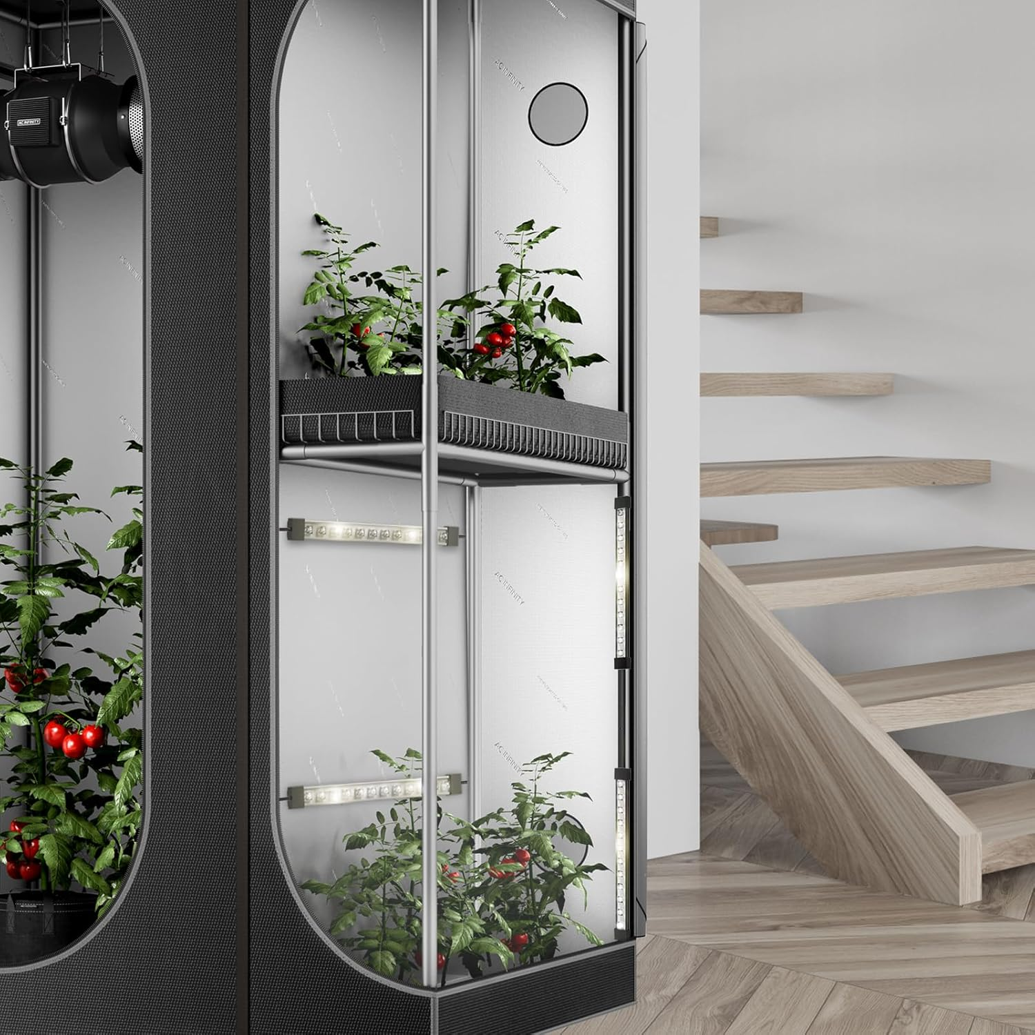 AC Infinity IONBEAM S11, Full Spectrum LED Grow Light Bars 11&rdquo;, Deeper Penetration Samsung LM301H EVO Diodes and Digital Dimming Timer Controller, for Veg Bloom Indoor Plants, Grow Tents, Greenhouses image number 2