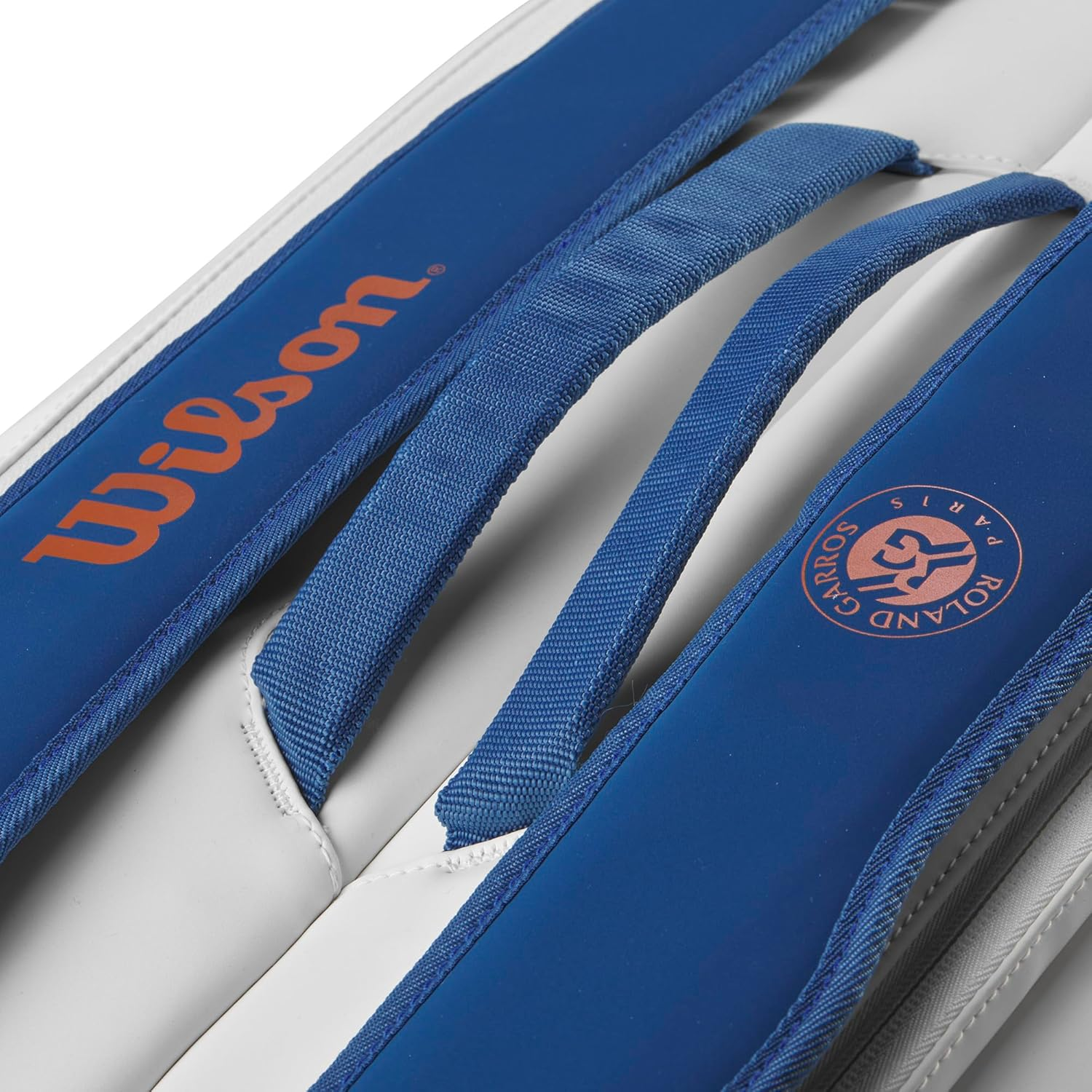 WILSON Roland-Garros Super Tour Tennis Racket Bags - Clay/White/Navy image number 5