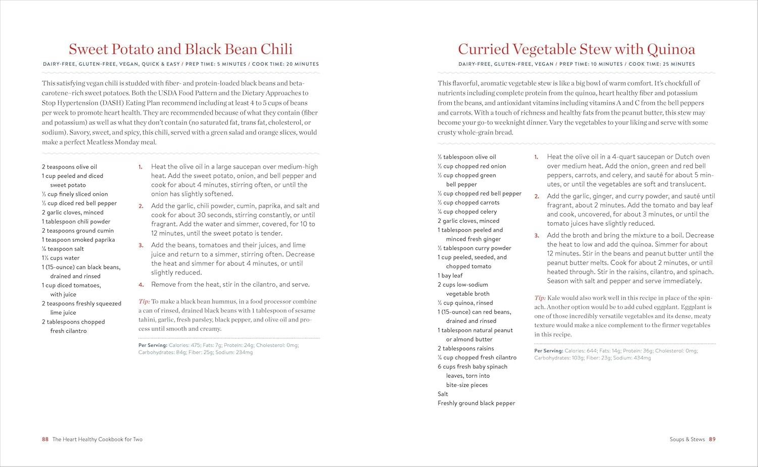 The Heart Healthy Cookbook for Two: 125 Perfectly Portioned Low Sodium, Low Fat Recipes image number 6