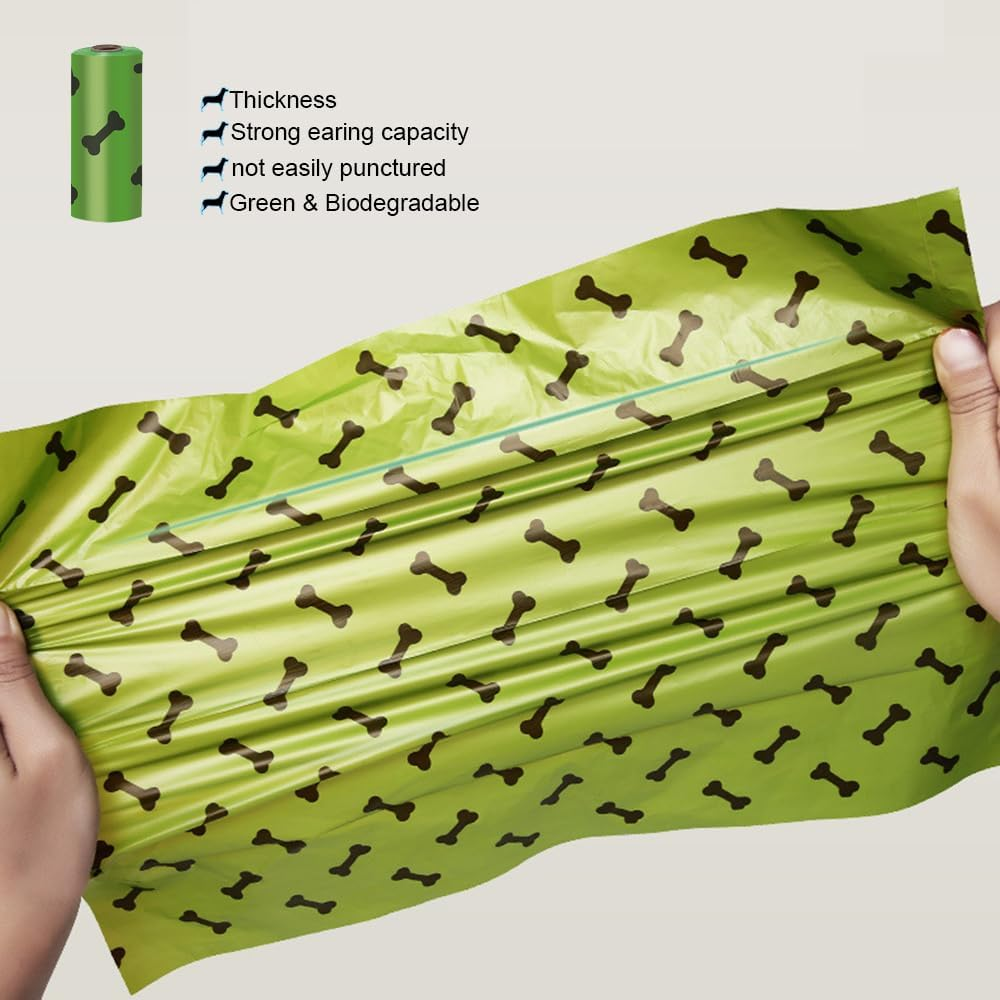 1 X Dispenser for Dog Waste Bags, Dispenser, 1 Roll of Dog Waste Bags, Dog Poop Waste Bag Dispenser with Zip with Carabiner Hook, Waste Bag Dispenser for Dogs, Outdoor Walks, Accessories image number 4