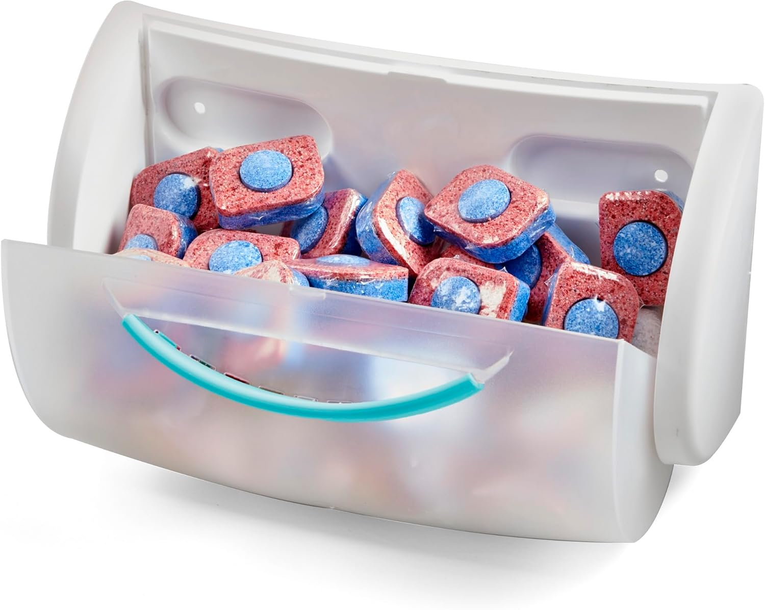 Snips Washing Machine and Dishwasher Pod Holder, Dishwasher Tablet Organizer, Capacity for 20 Pods, Detergent Organizer for Dishwasher and Washing Machine, 22.5 X 12.5 X 8 Cm, Made in Italy.