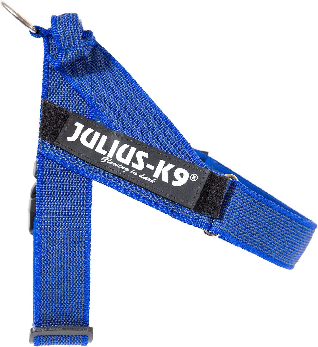 Julius-K9 IDC Color & Gray Belt Harness for Dogs, Size 1, Blue-Gray