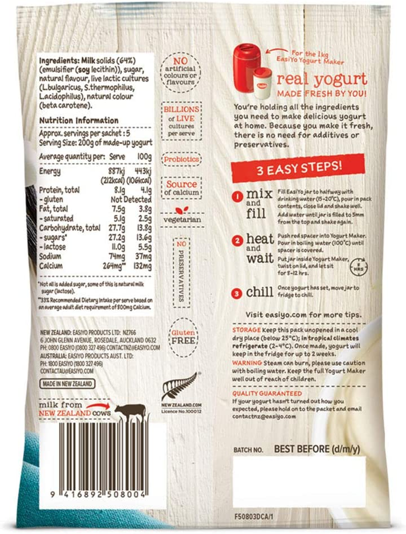 Easiyo Everyday Vanilla Yogurt 230G