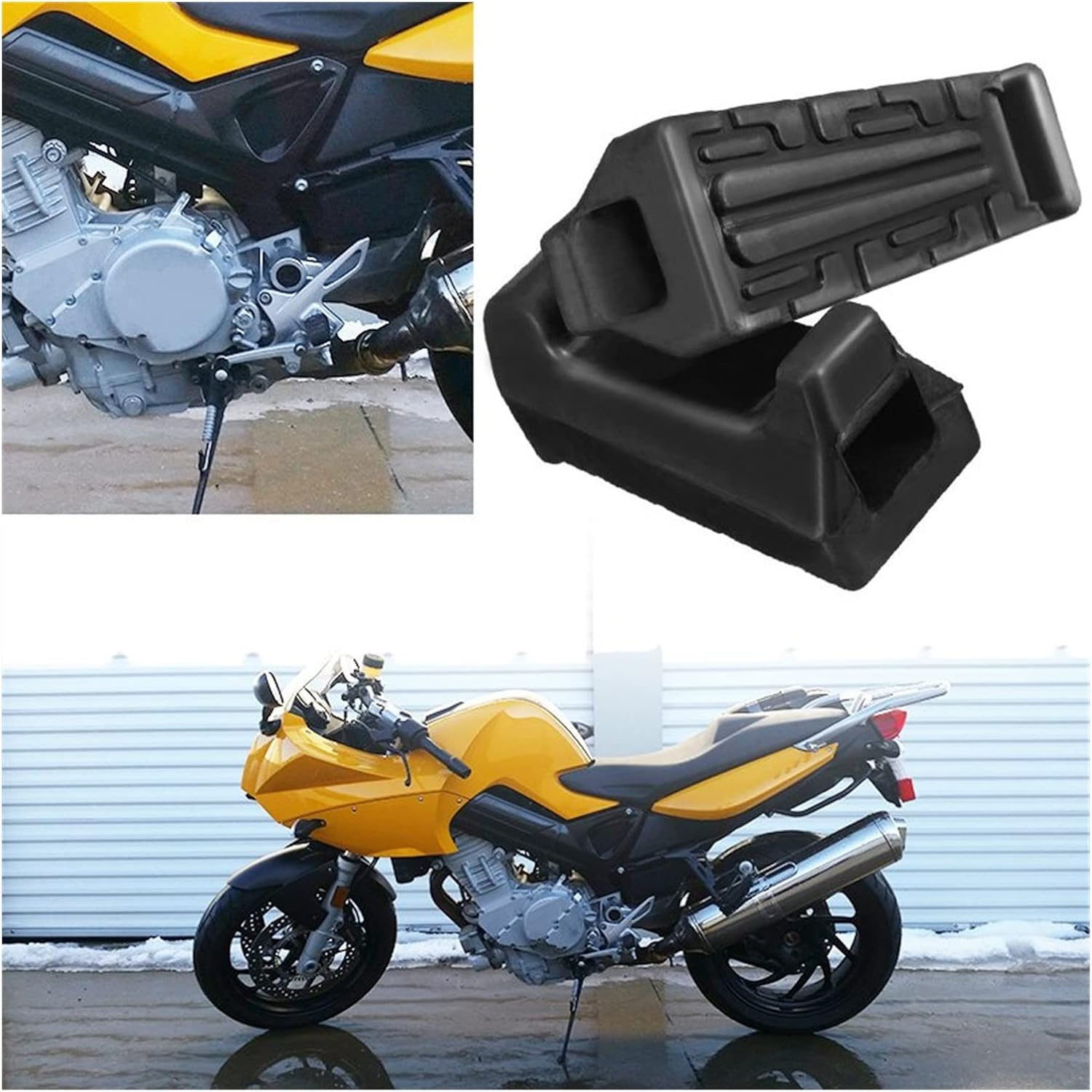 Motorcycle Rubber Front Footrest Foot Pegs for Yamaha for YBR125 YBR 125 All Years Motorcycle Accessories image number 2