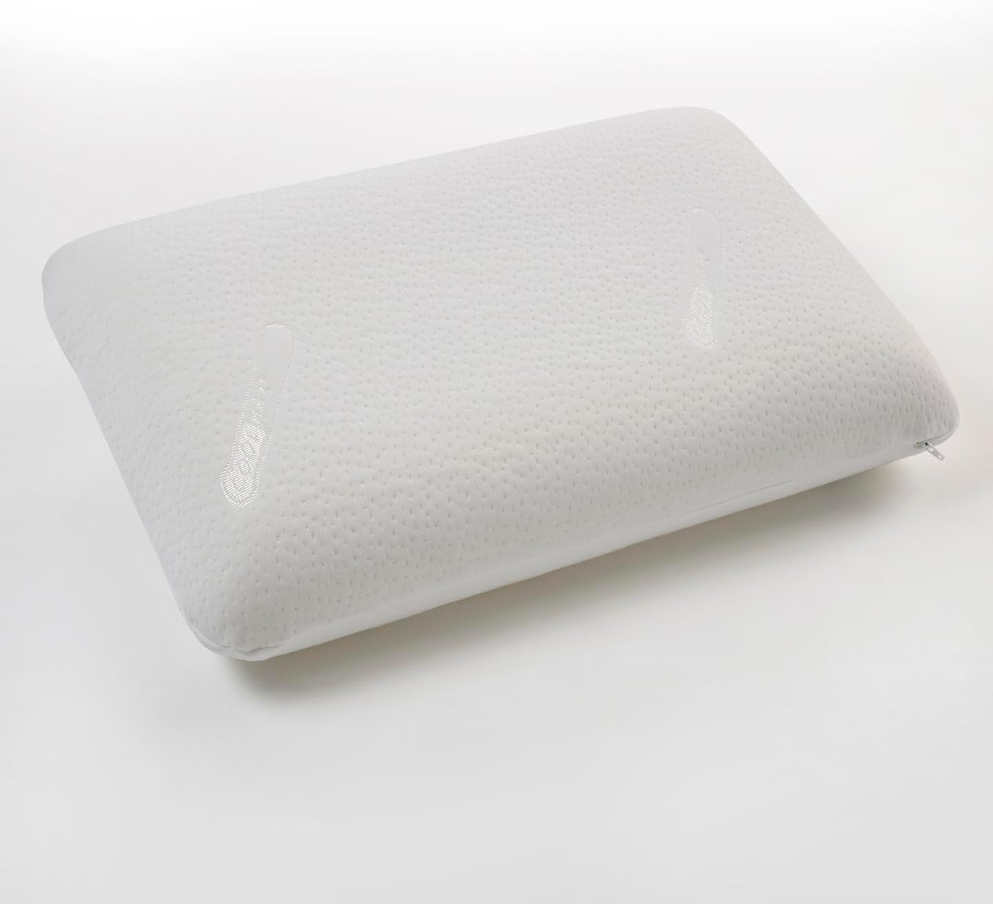 Tontine Comfortech Coolmax Memory Foam Pillow &ndash; Medium Height, Softness & Support, Washable & Removable Moisture-Wicking Cover, Anti-Microbial Protection, Hypoallergenic for Restful Sleep image number 1