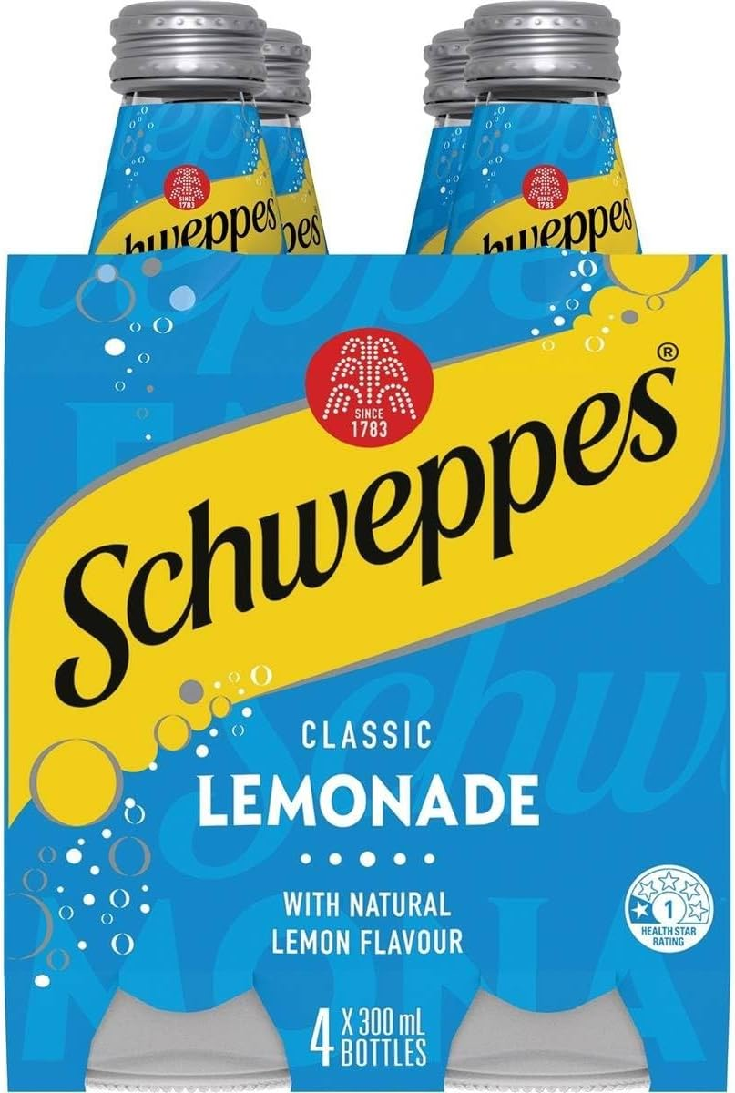 Schweppes Lemonade Soft Drink 300 Ml (Pack of 4) image number 1