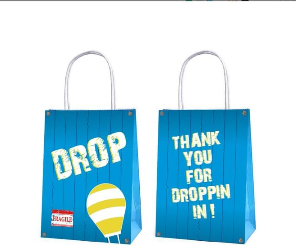 12X Supply Supplies Birthday Decoration Paper Bag Kids Lolly Bag Favour Box Kraft Treat Box Gift Box Gable Box Gift Bag Themed Party Bag image number 1