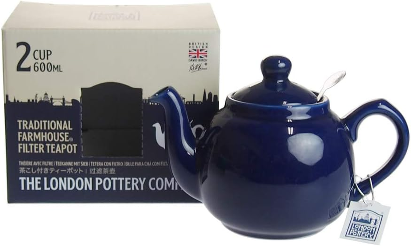 London Pottery Farmhouse Teapot for 4 Cups, Rockingham Brown
