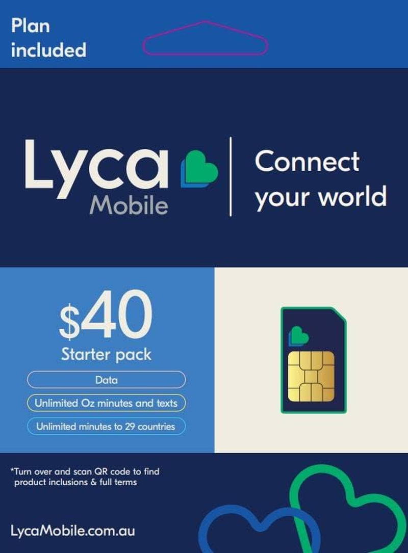 Lyca Mobile Unlimited Plan M Prepaid SIM 120GB $40 for $12 image number 2