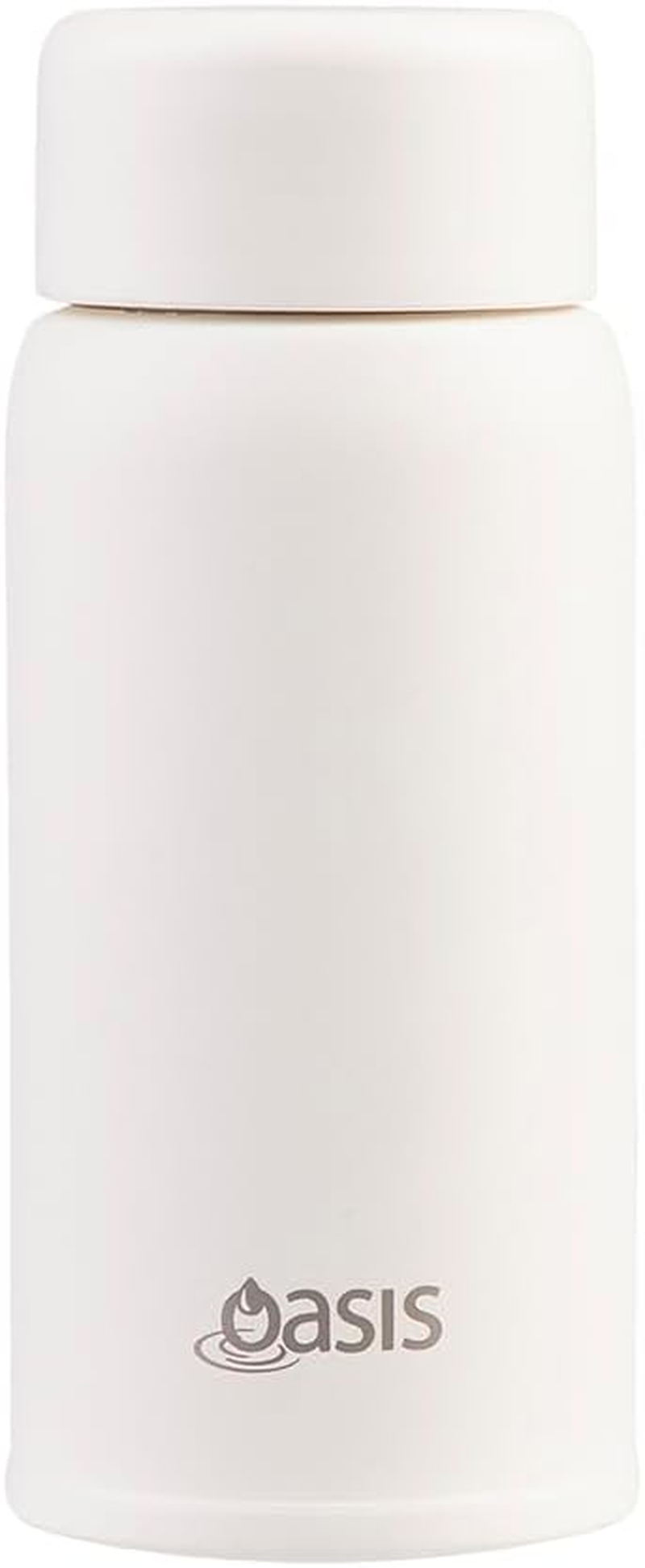 Oasis Stainless Steel Double Wall Insulated 'Mini-Mini' Drink Bottle 150Ml - Linen image number 5