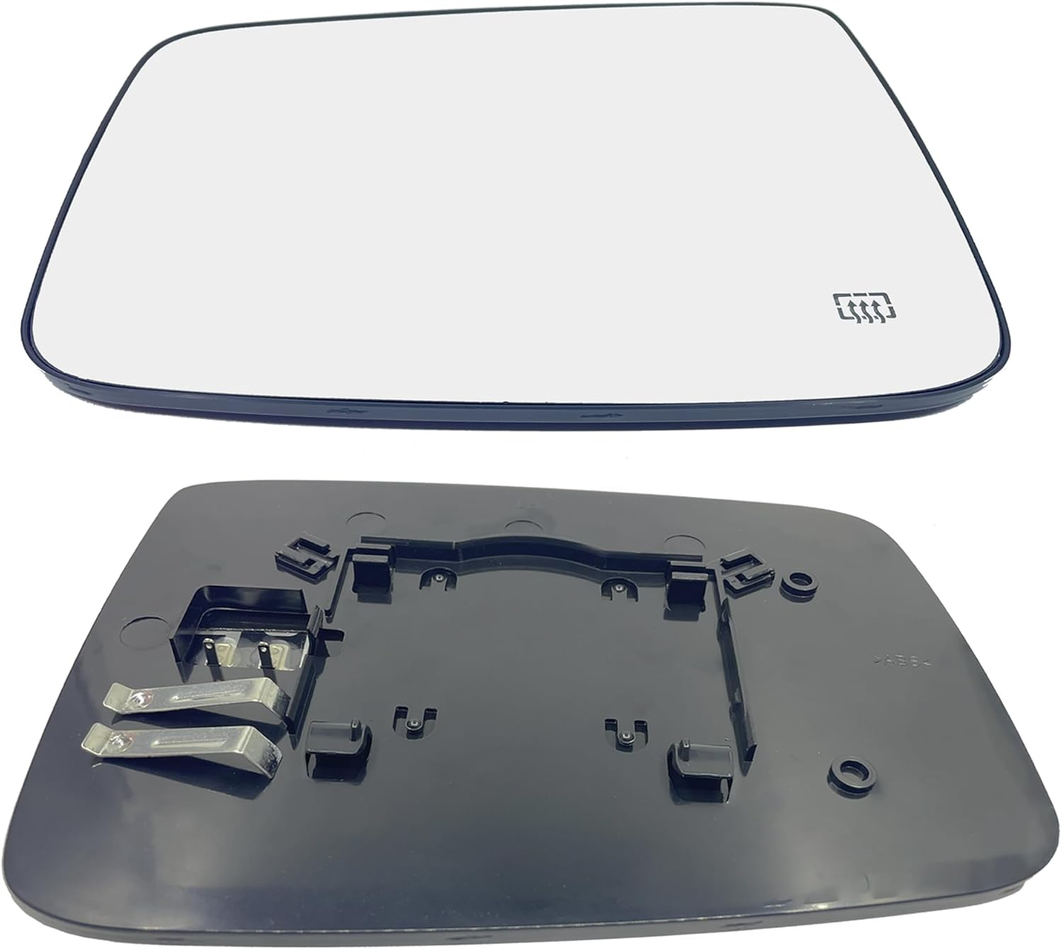 Ram Passenger Right Side Heated Mirror Glass Compatible with 2009-2018 Dodge Ram 1500 2500 Right Power Heated Convex Mirror Glass 68050298AA, 68079362AA image number 2