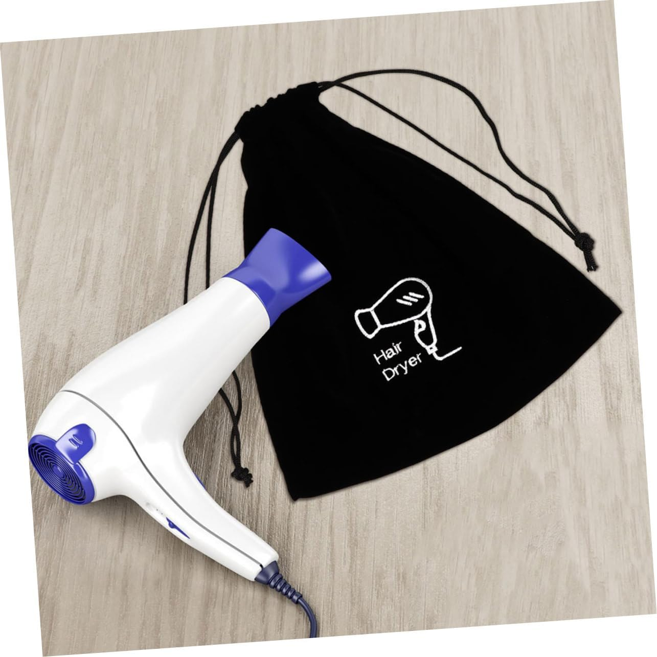 Homoyoyo Hair Dryer Bag Travel Organizer - Compact Storage Pouch for Hair Styling Tools - Durable Material Ideal for on the Go Use image number 1
