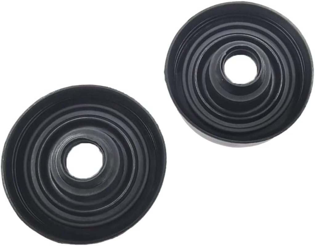 Pack of 2 Headlight Dust Cover 80Mm Rubber Seal with 20Mm Hole Universal for LED Headlamp Housing Conversion Compatible with Honda Toyota Kia