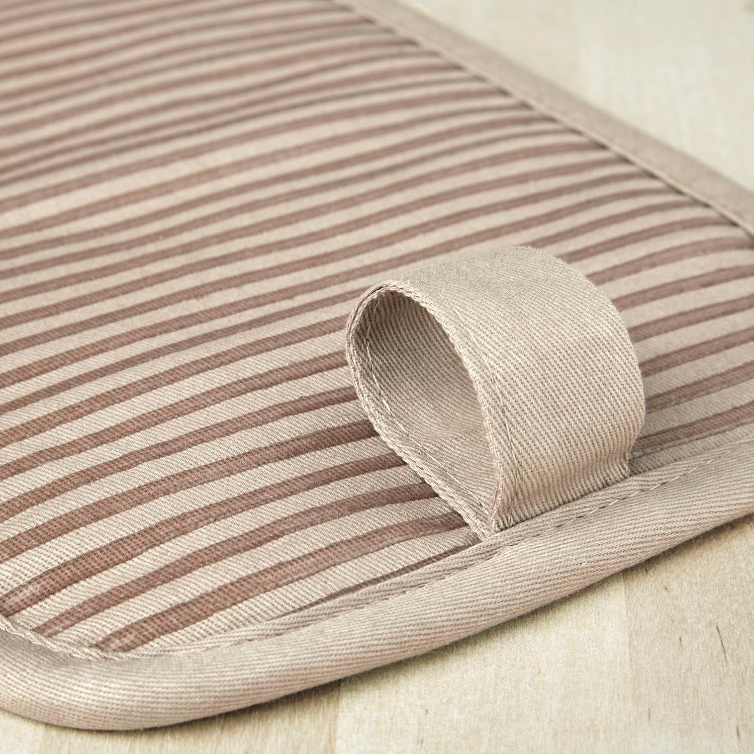 Kitchenaid Beacon Two-Tone Pot Holder 2-Pack Set, 7"X10", Milkshake/Beige 2 Count image number 6