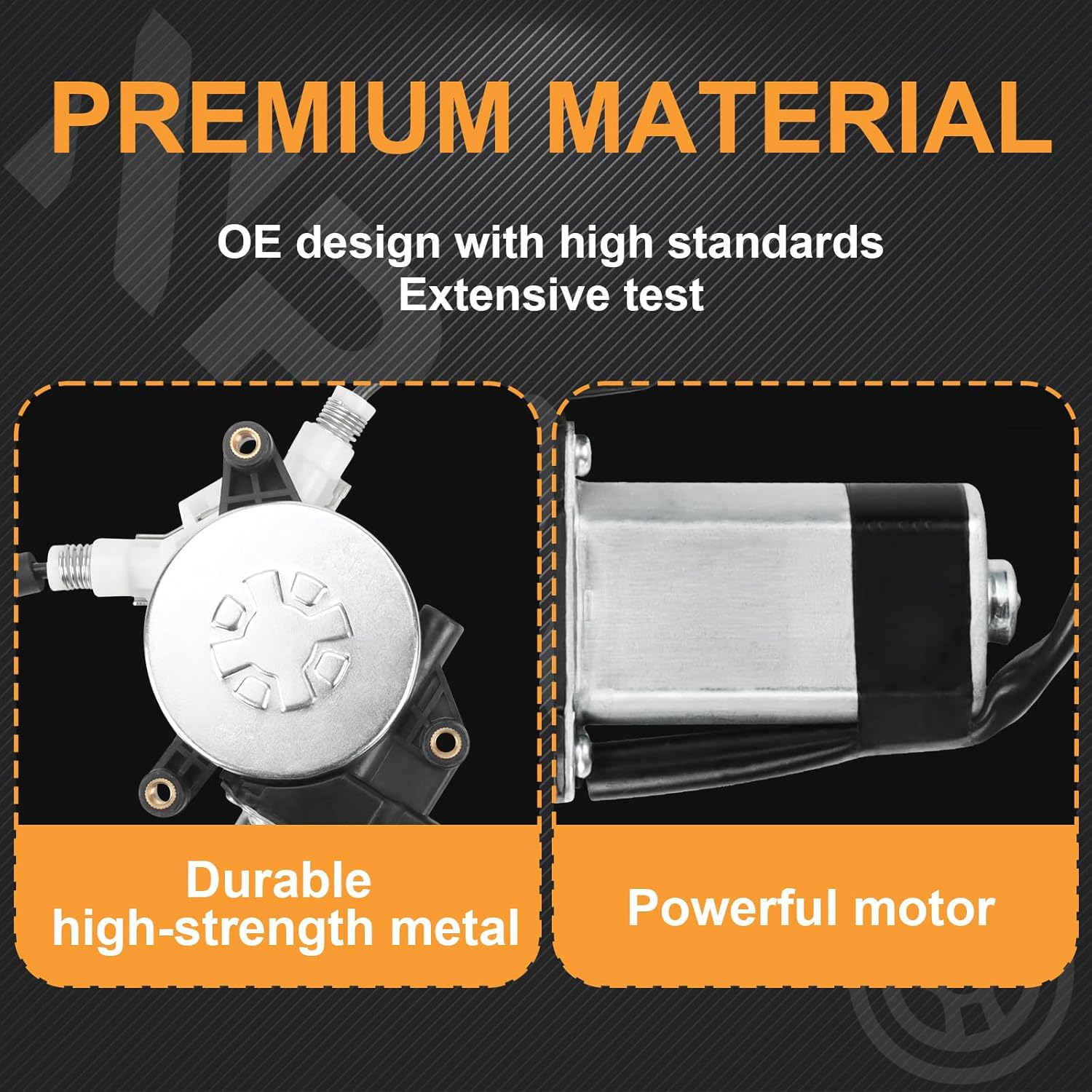 NPAUTO Front Passenger Side Power Window Regulator with Motor Fit for 2002 2003 2004 2005 2006 Honda CR-V CRV, 741-303, Right image number 3