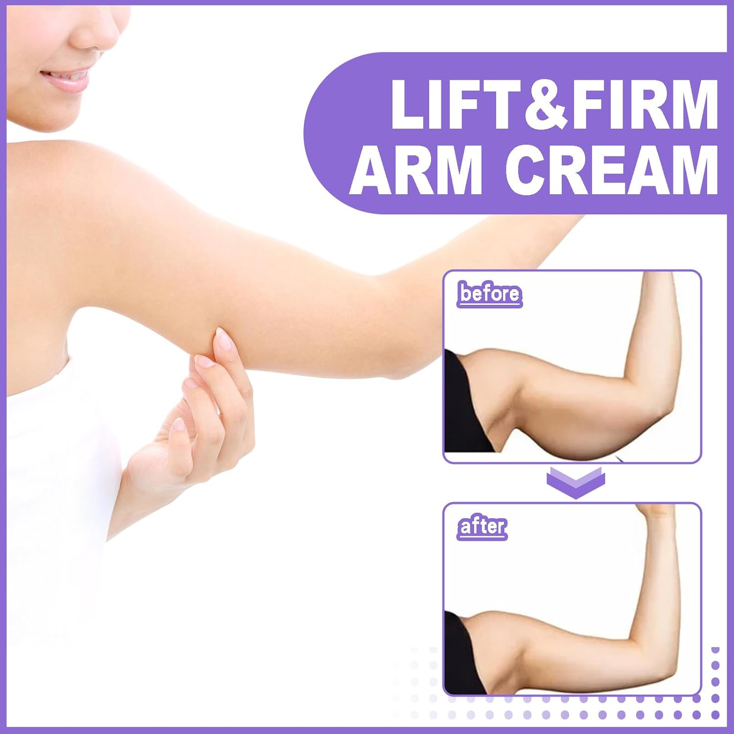 Arm Firming Cream &ndash; 2025 New Lift & Firm Body Cream for Sagging Skin, Anti-Ageing Formula to Reduce Wrinkles and Tighten Skin for a Firmer, Smoother Appearance (3) image number 5