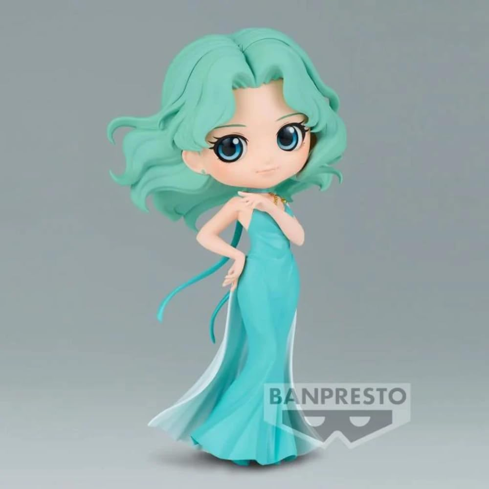 Banpresto Pretty Guardian Sailor Moon Eternal Q Posket-Princess Neptune (Ver.B) - Multicolor image number 7