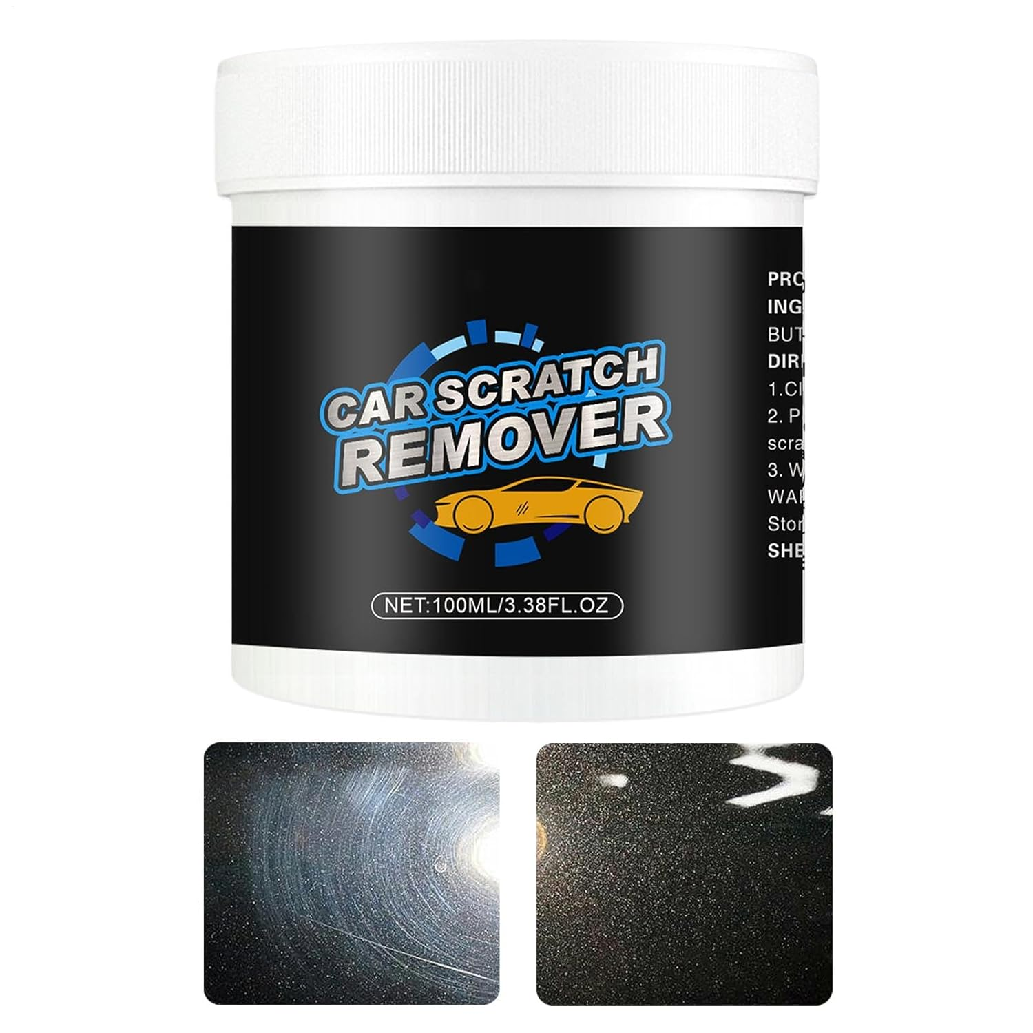 Car Scuff Removal | Paint Restorer Scratches Remover | 100Ml Scratch and Swirl Remover Compound Polish, Works, Trucks, Suvs, and More image number 4