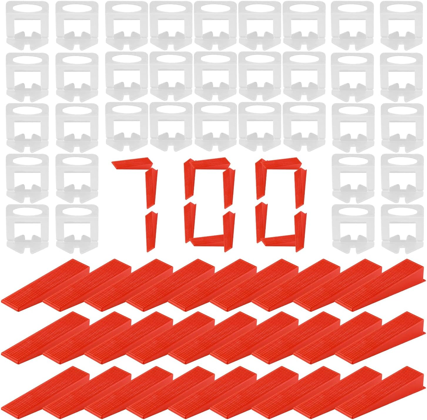 Pack of 700 Tile Levelling System 3 Mm Tile Wedges Levelling System Tiles Wedges Levelling System Tiles for Tiles Wall Tiles Floor Tiles image number 2