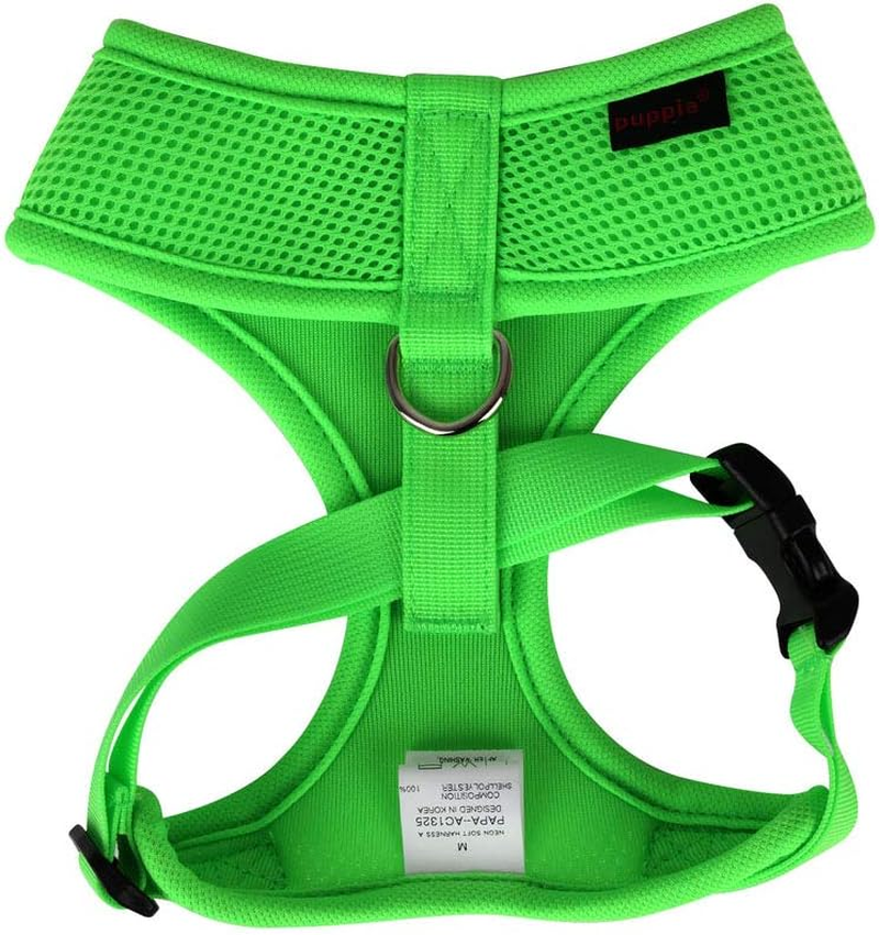 Puppia Neon Dog Harness, Green Small