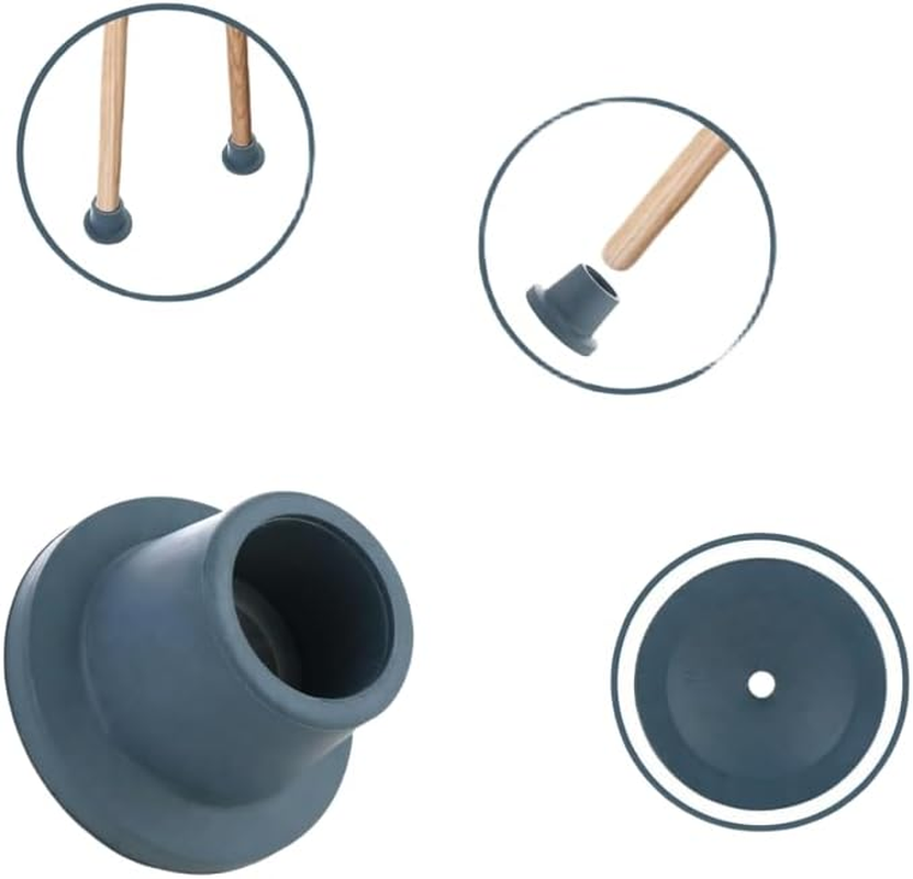 Rubber Tips for Bath Shower Chairs and Transfer Benches, 4Pcs Non Slip Shower Bench and Tub Transfer Benches Feet Tips, Rubber Shower Chair Foot Leg Sliders Tip for Shower Chair and Bath Seat