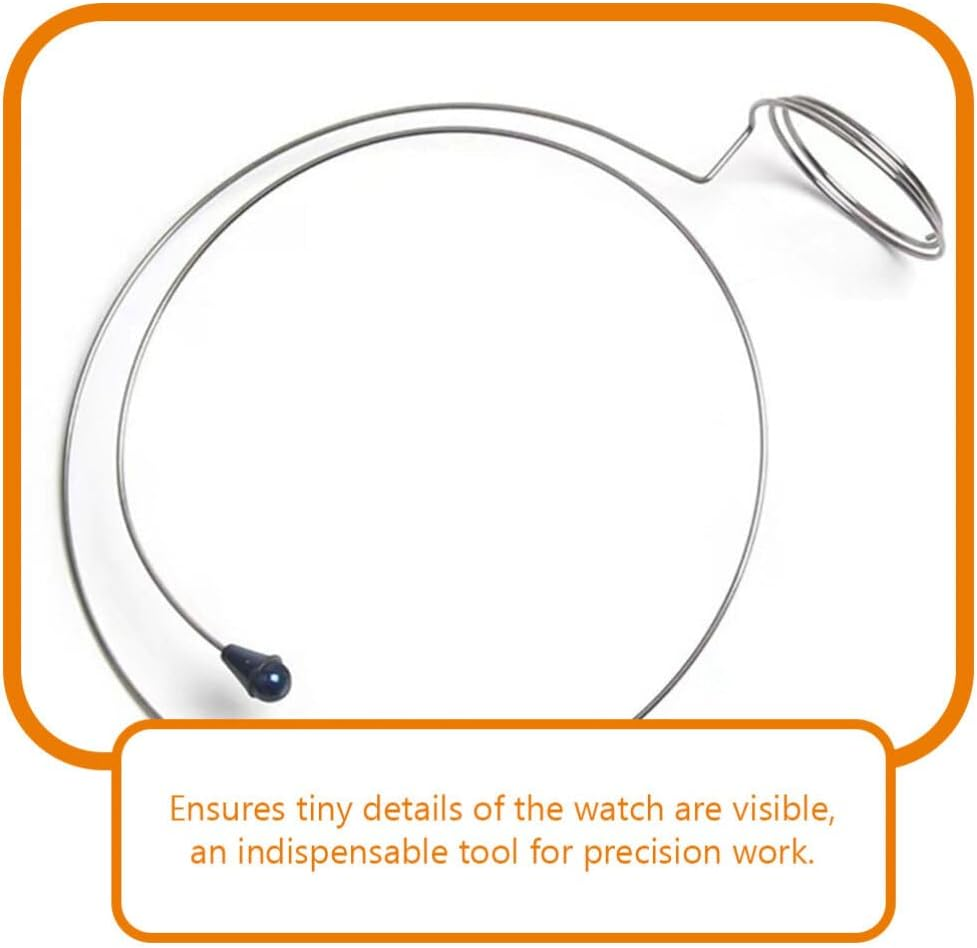GLEAVI 4Pcs Eye Loupe Magnifier Head Mounted Magnifier Magnifying Glass Experimental Monocular Magnifier Portable Watchmaker Magnifier Lens Repair Tools with Wire Headband image number 2