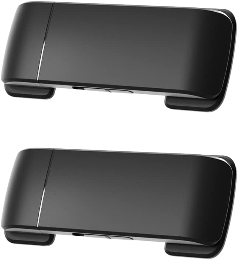 SAFELON 2 PCS Baby Safety French Fridge Door Lock, Childproof Double Door Refrigerator Lock, Cabinet Cupboard Lock for Toddlers & Babies, No Drilling& No Tools (Black) - White image number 5