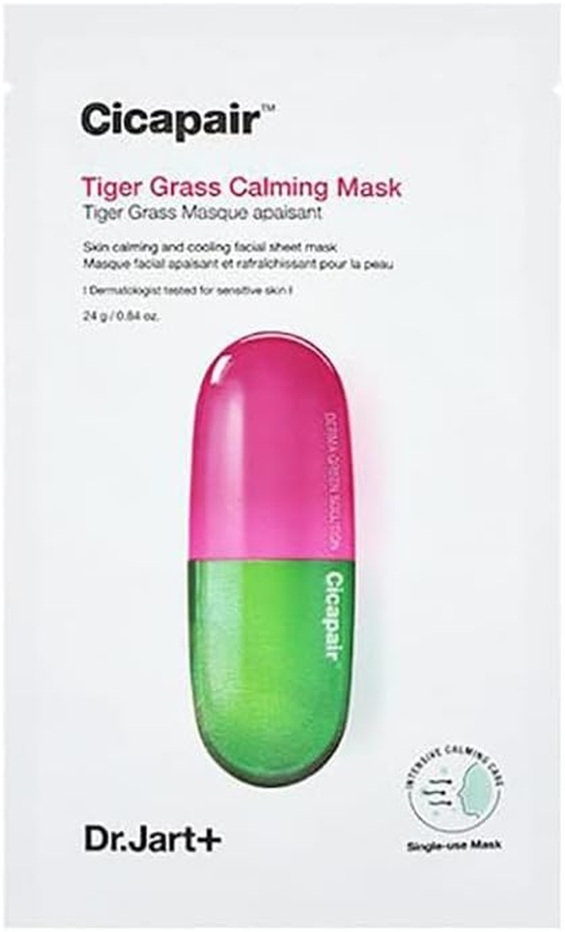 Dr.Jart+ Mask Sheet Set 6 Pieces Random (Cicapair, Vital Hydra, Soothing Hydra, Porecting, Ceramindin) Skincare, Facial Care