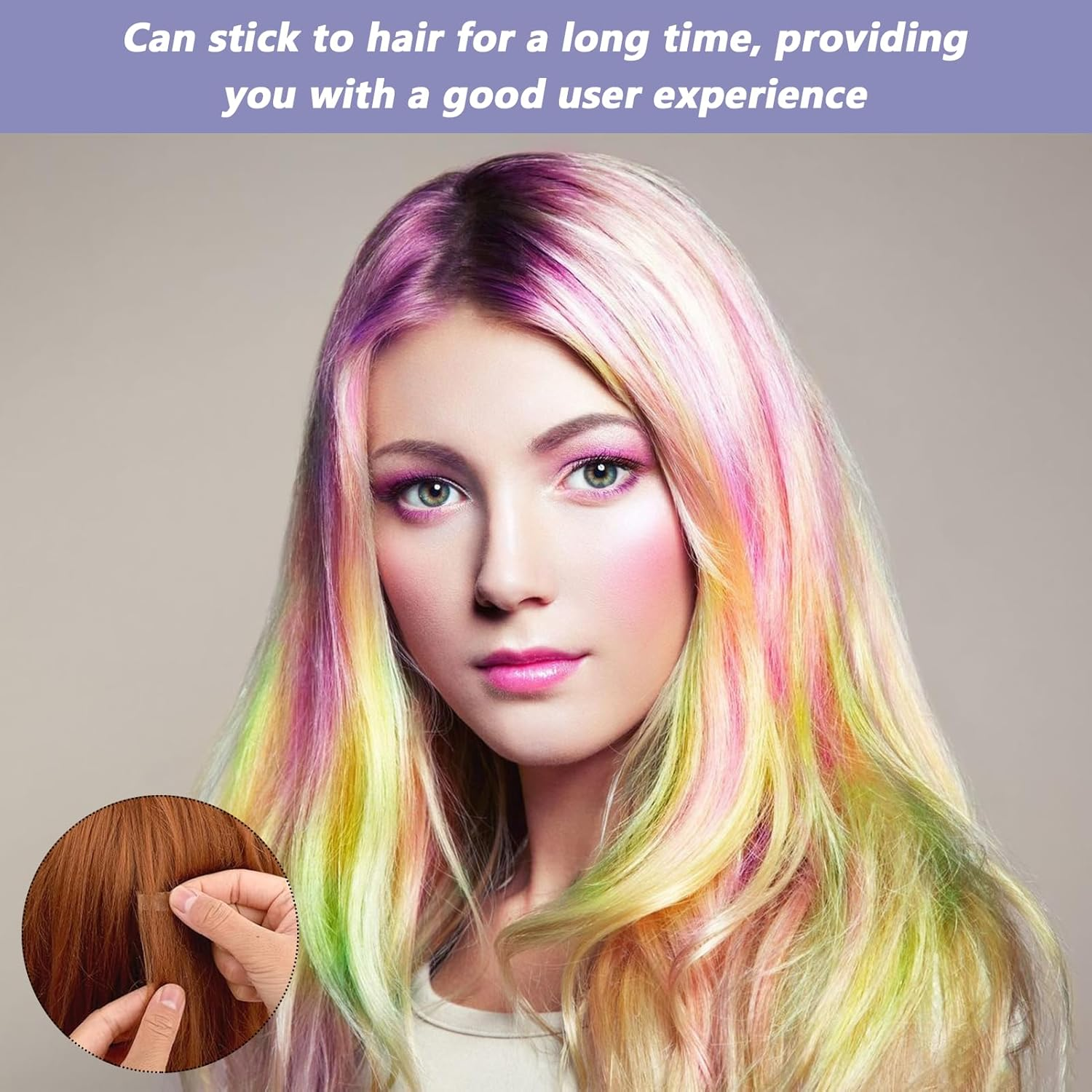 240 Pieces Hair Extension Tape, Tape in Hair Extensions, Tape in Extensions, Double Sided Adhesive Wig Tape Replacement Tape for Hair Extensions, Professional Strong No-Residue (4Cm X 0.8Cm) image number 3