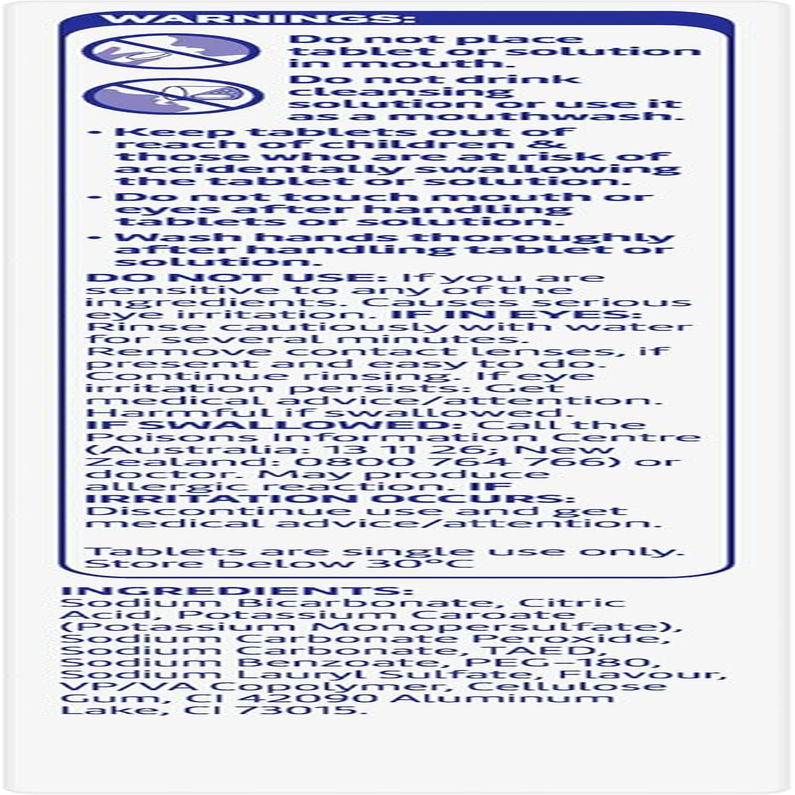 Polident Whitening Denture Cleaner Daily Cleanser for Partials/Dentures, 36 Pack image number 1