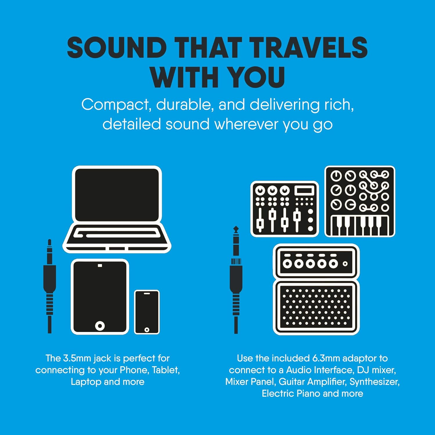 Carry-On FH-50 On-Ear Folding Headphones image number 5