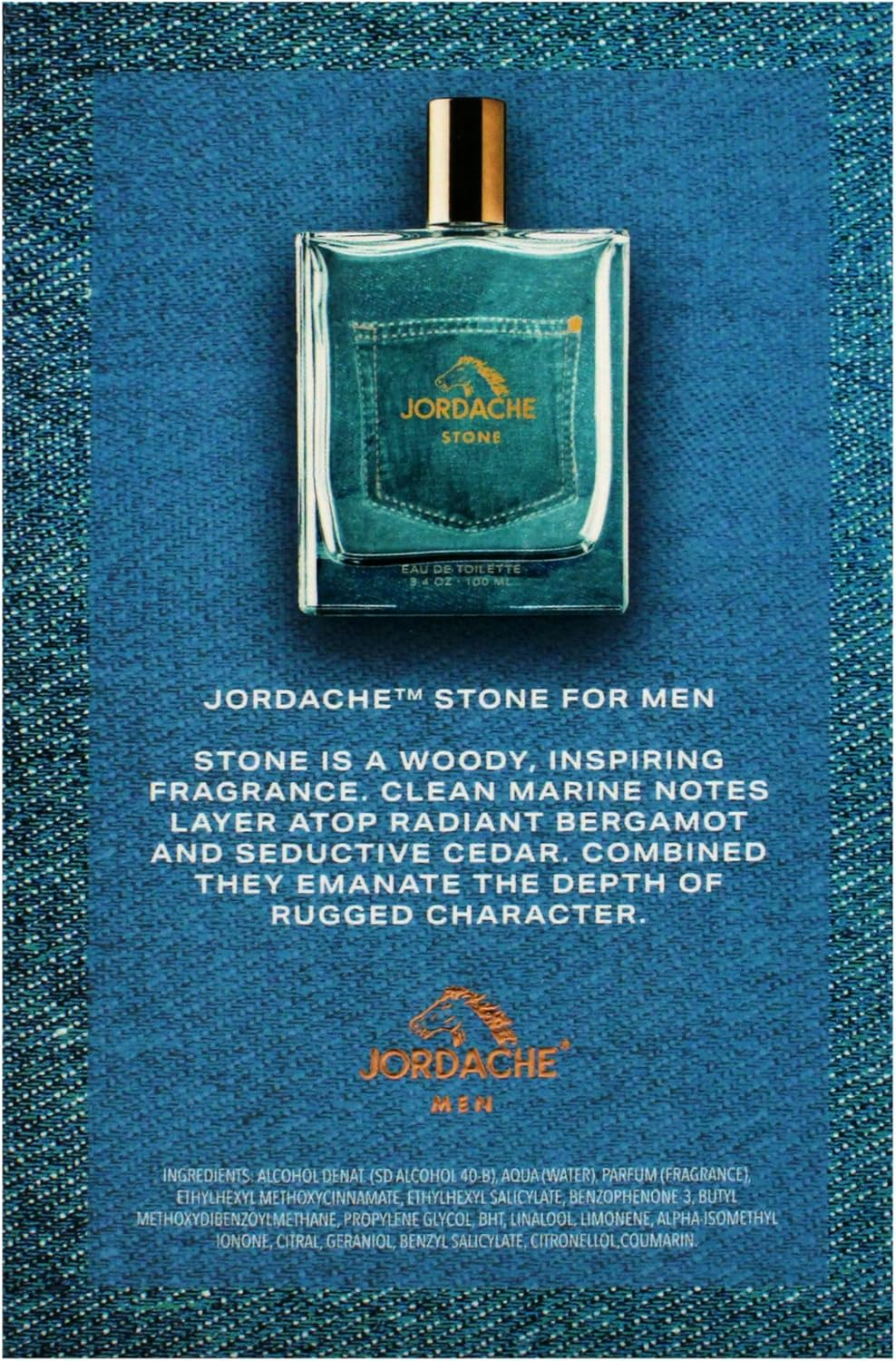 Stone by Jordache for Men - 3.4 Oz EDT Spray image number 1