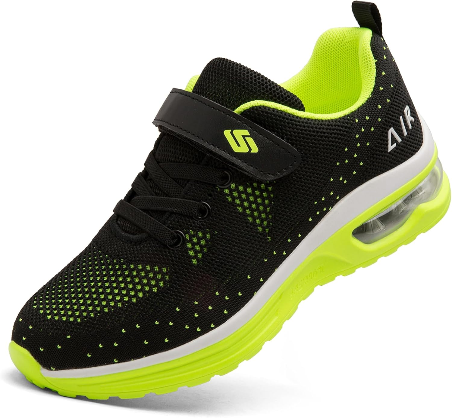 Xikoro Kids Sneakers Boys Girls Air Cushion Athletic Running Trainers Lightweight Breathable Walking Sports Tennis Shoes