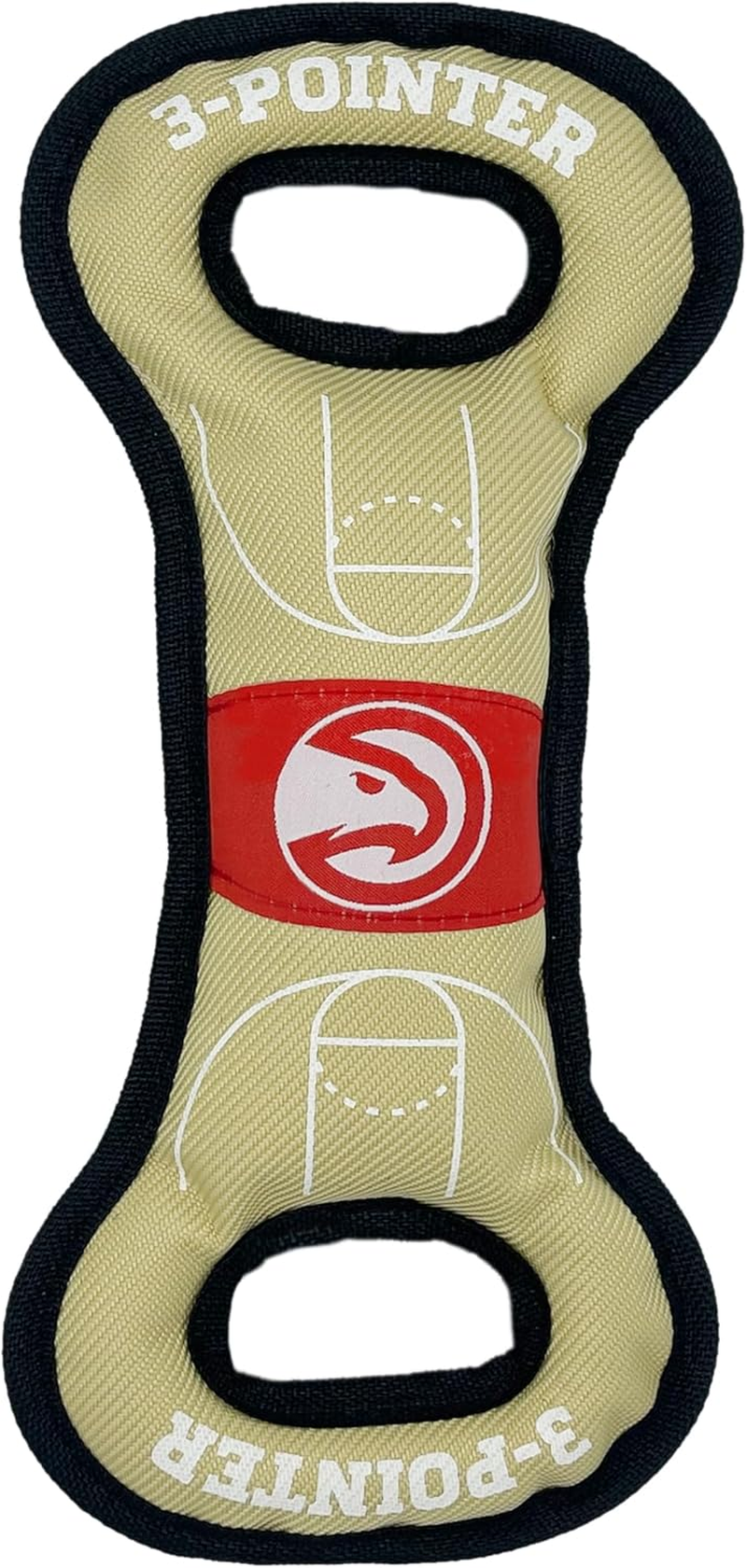 Pets First NBA Atlanta Hawks Mascot Toy for Dogs & Cats. Cute & Entertaining Face with Heavy-Duty Ropes. 7" Chewy Cartoon Toy with Inner Squeaker