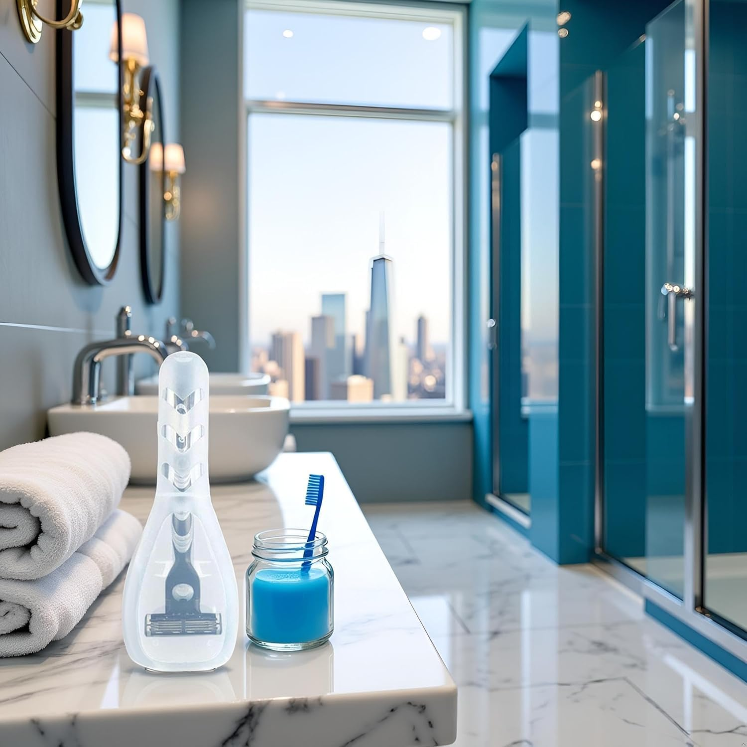 Opemg Transparent Portable Travel Shaving Protector for Men Plastic Box Container Storage Razor Holder Protective Case Organizer Electric Shaver Shaving and Hair Removal image number 2