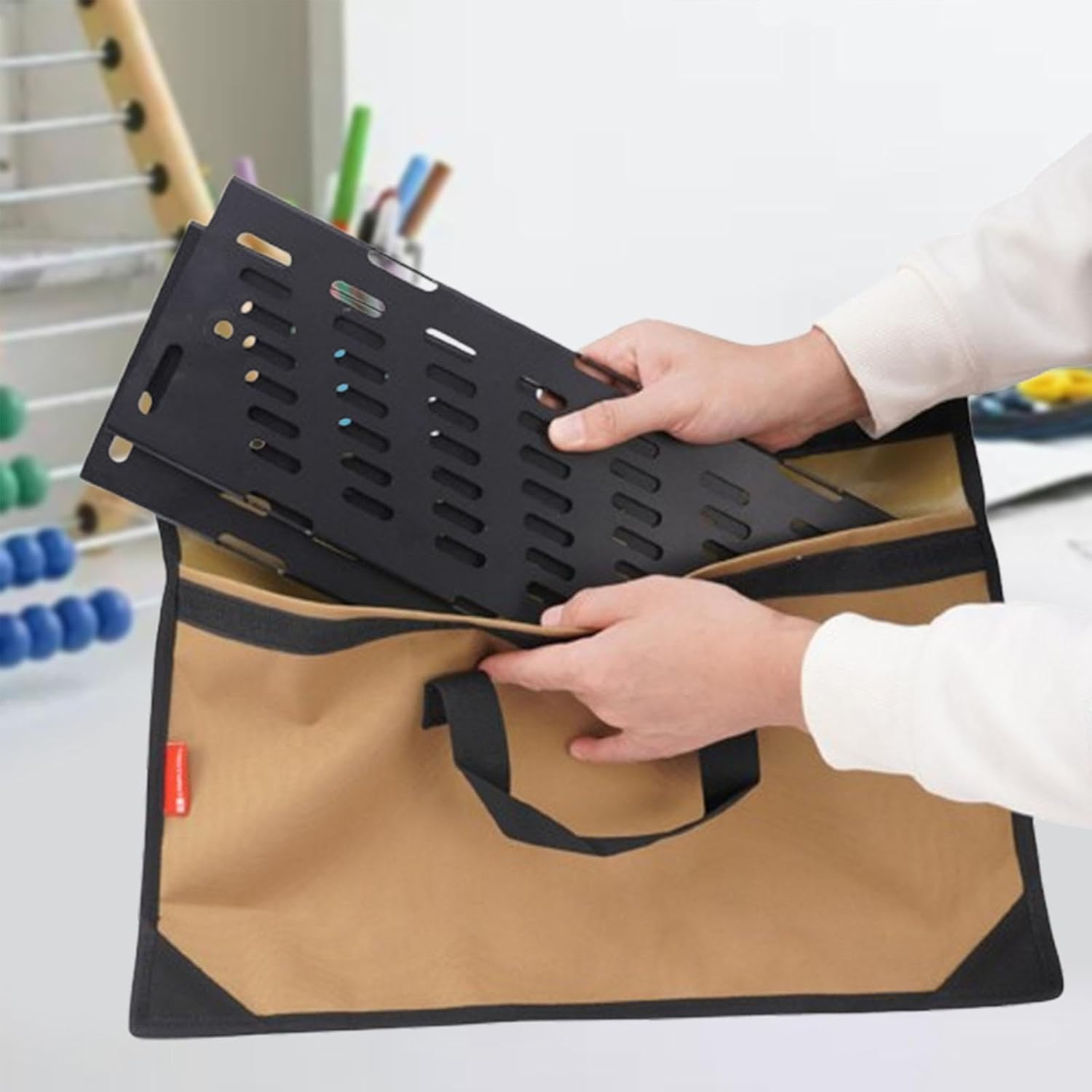 Kokiya Camping Tote Bag Handbag Cookware Organizer for Barbecue Boating Backpacking image number 5