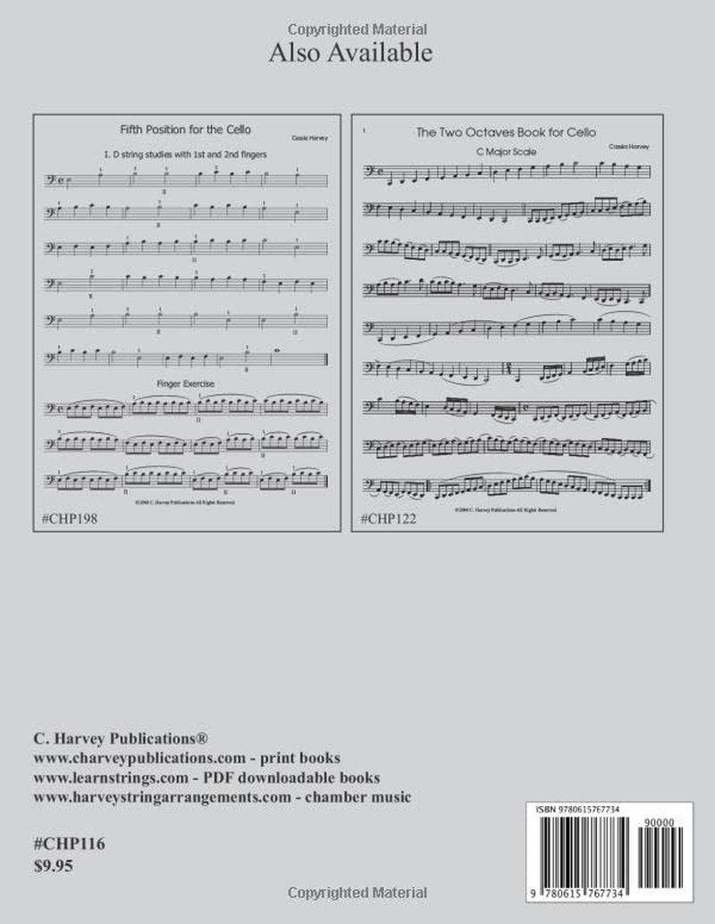 Third Position for the Cello, Book One image number 1