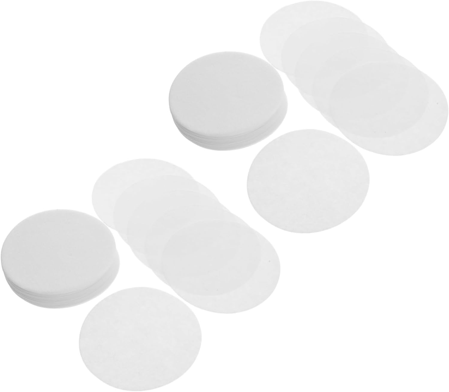 TEHAUX 600Pcs Disposable round Coffee Filter Paper for Percolators and Espresso Makers Compatible with Small Coffee Pots Single-Use Portable Filters for Camping Home Office Travel Party image number 5