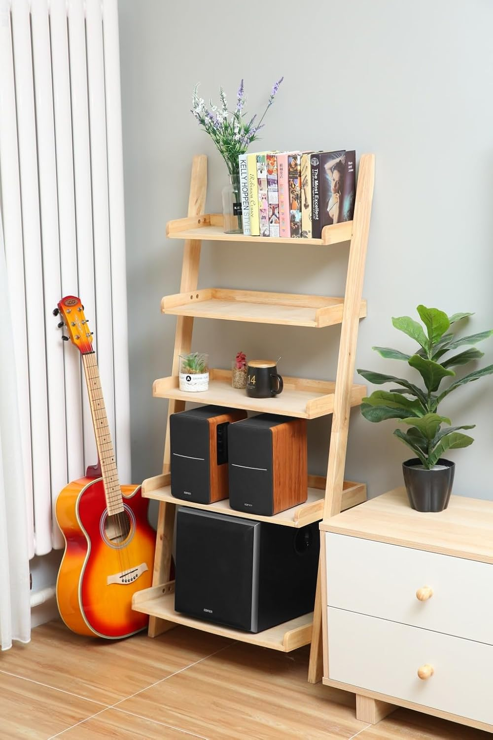 Edifier Bookshelf Speakers R1280Ts, 21W X 2 Powered TV Speakers, Stereo Active Studio Monitor Speakers 52Hz-20Khz Frequency Response, Turntable Speakers with 2 RCA Input/4 Inch Subwoofer Line Out image number 3