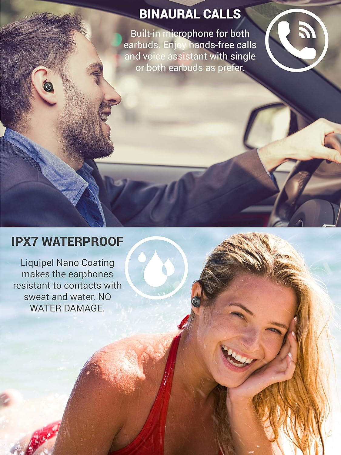 Nixon H023200-00 Micro Blaster In-Ear Headphones with Microphone 106 Db 3.5 Mm Jack Red