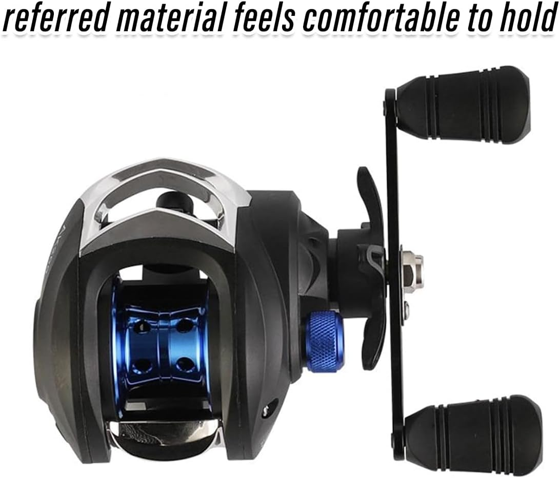 AIMALL Fishing Reel with Anti-Frying Line System, Teardrop Swivel Disc Spinning Reel for Freshwater and Saltwater, Left and Right-Hand Versions image number 2