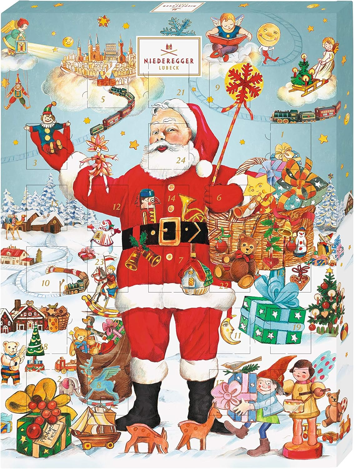 Niederegger Santa Claus Advent Calendar