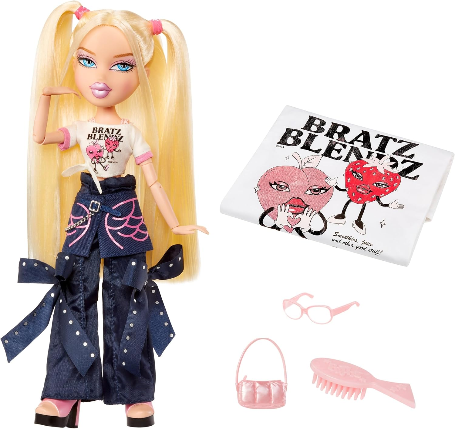 Bratz Stylin' Cloe - Fashion Doll with Customisable T-Shirt for You, Comes with Accessories, Cute Toys for Girls image number 2