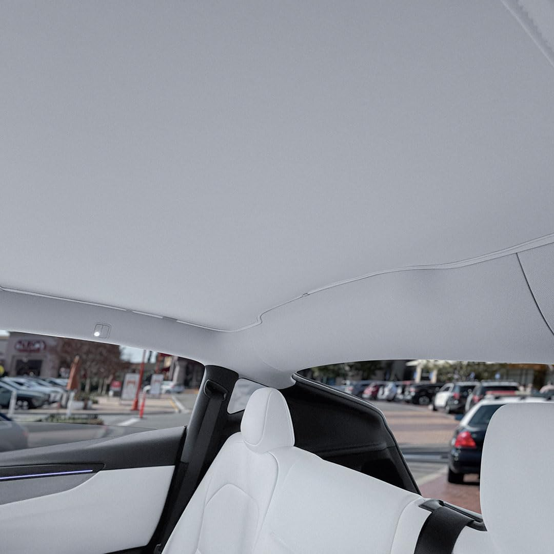 VION Tesla 2026-2025 Model Y Roof Sunshades - Precision Fit, No Sagging (2026-2025 New Model Y) image number 1