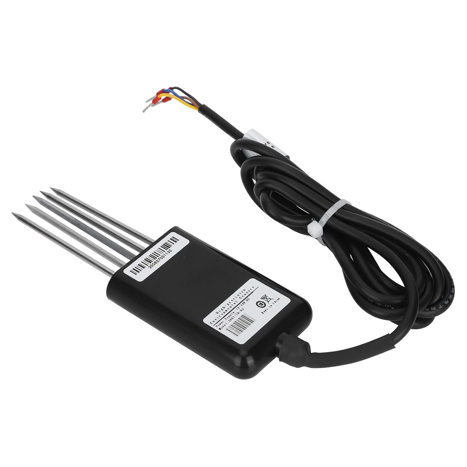 Soil Comprehensive Sensor 5Pin Conductivity Detector Tester RS485 Soil PH NPK Temperature and Humidity EC Sensor for Garden, Lawn, Plant Care, Farm and Indoor Outdoor Plants image number 1