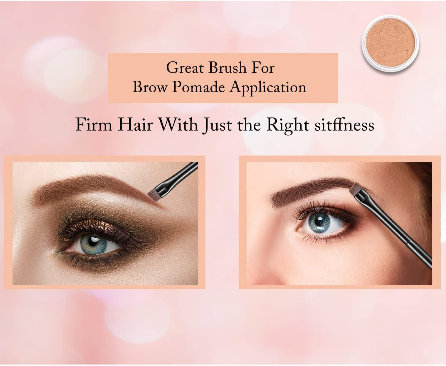 Fine Angled Eyeliner Brushes, Eye Liner Brush, Ultra Thin Slanted Flat Angle for Beauty Cosmetic Tool ﻿ image number 4